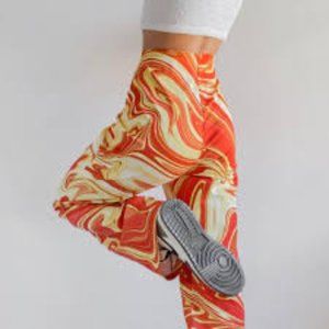 Hosbjerg Vilma Paloma Pants in Dark Orange - Size XL